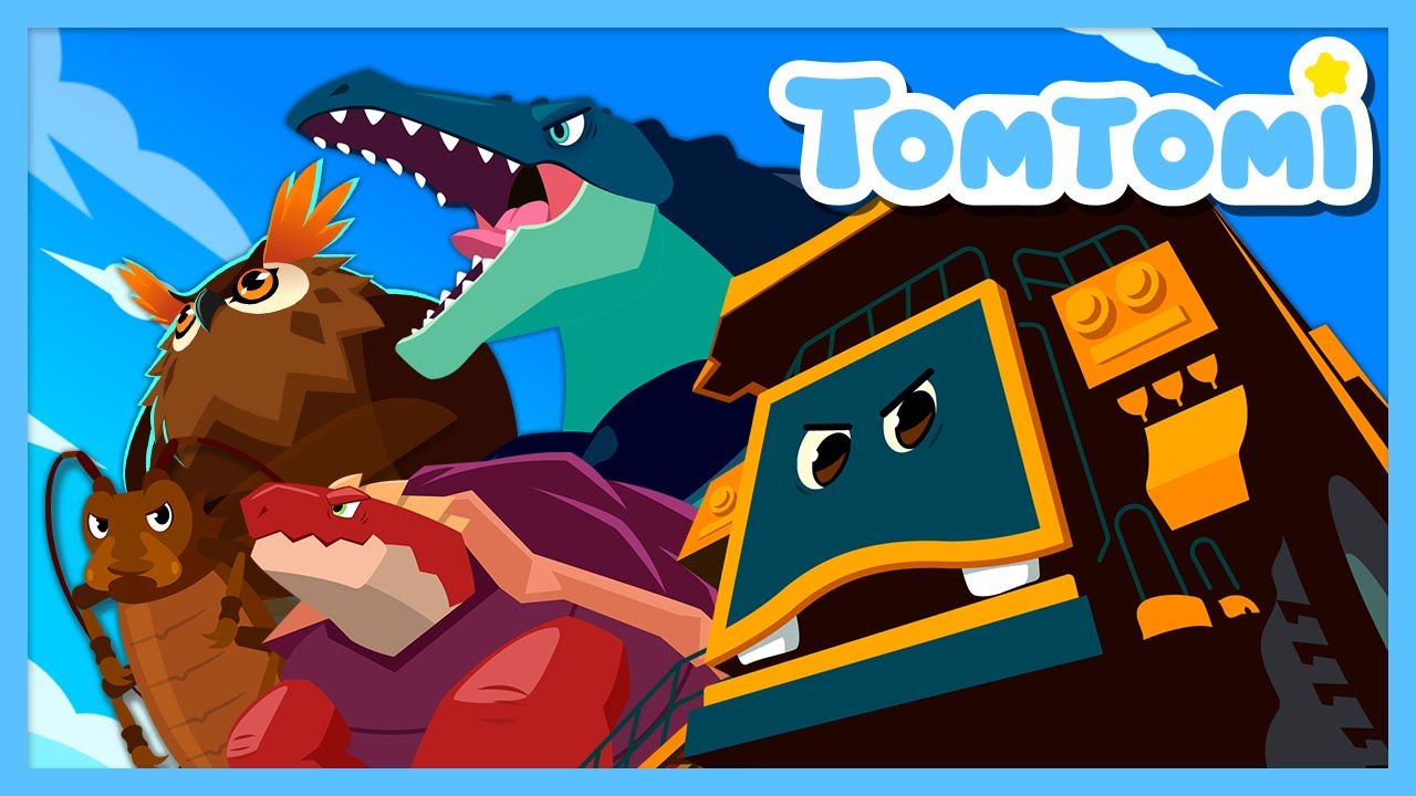 🦖Who Is the Biggest? 🚙 | Dinosaur, Cars & Animals Songs Compilation | Kids songs | #TOMTOMI