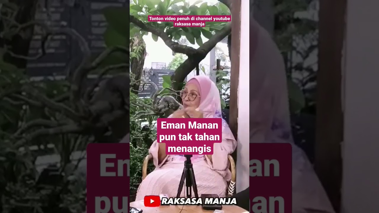 Eman Manan pun tak tahan menangis bila berlakon dengan Fauziah Nawi