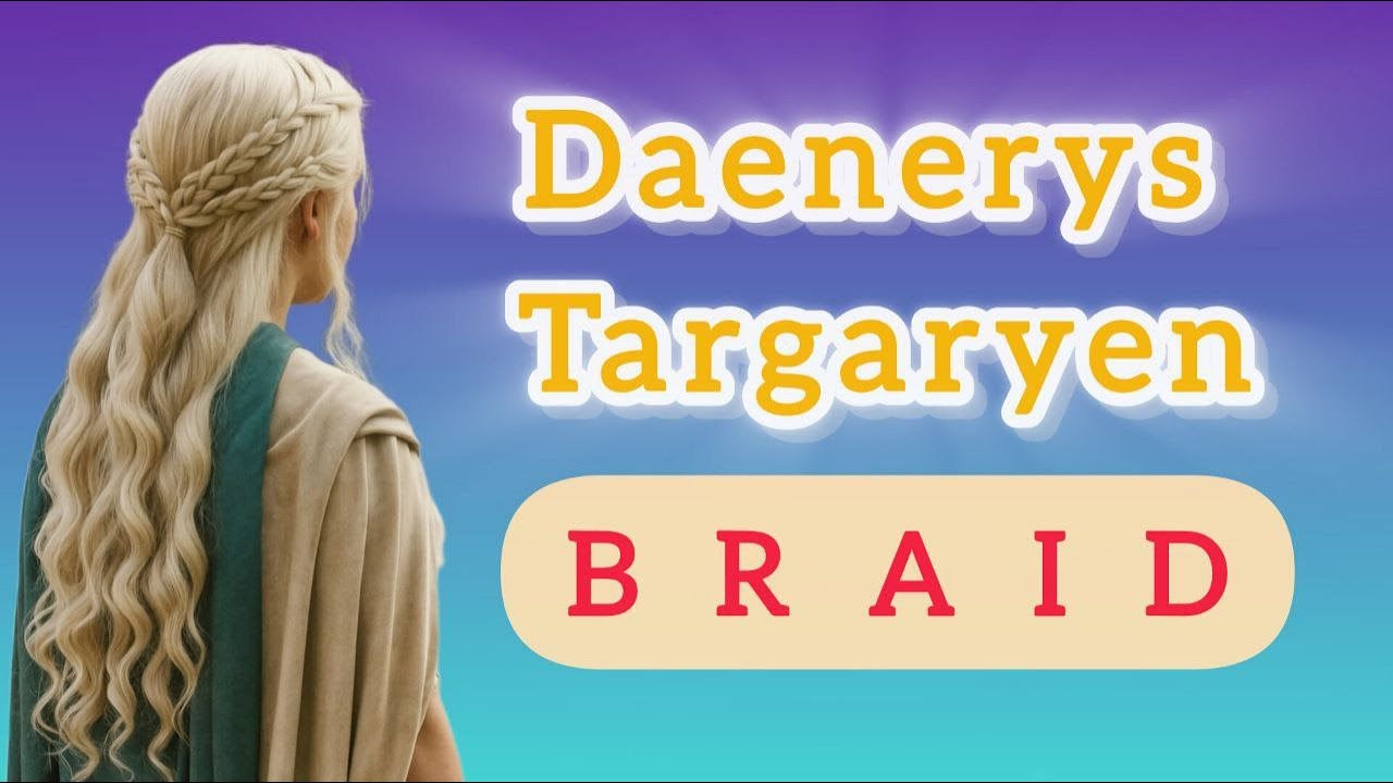 Daenerys Targaryen Braid || Mother of Dragons Braid || Game of Thrones Hairstyle || Braidstyle