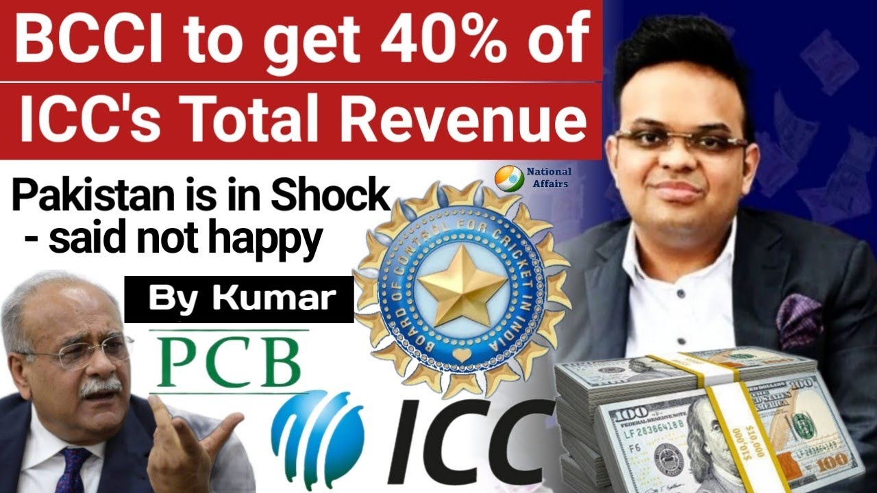 BCCI to get US $ 230 million per year | 40 % of ICC Revenue | ICC new Revenue model