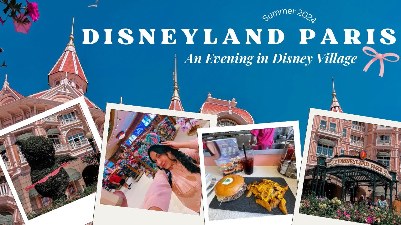 Disneyland Paris Vlog - Anette's Diner review | Disney Village shopping