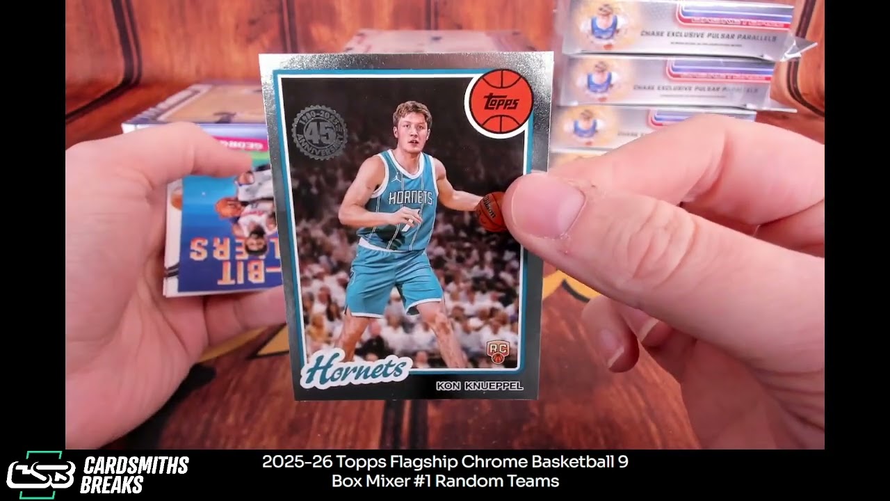 2025 26 Topps Flagship Chrome Basketball 9 Box Mixer #1