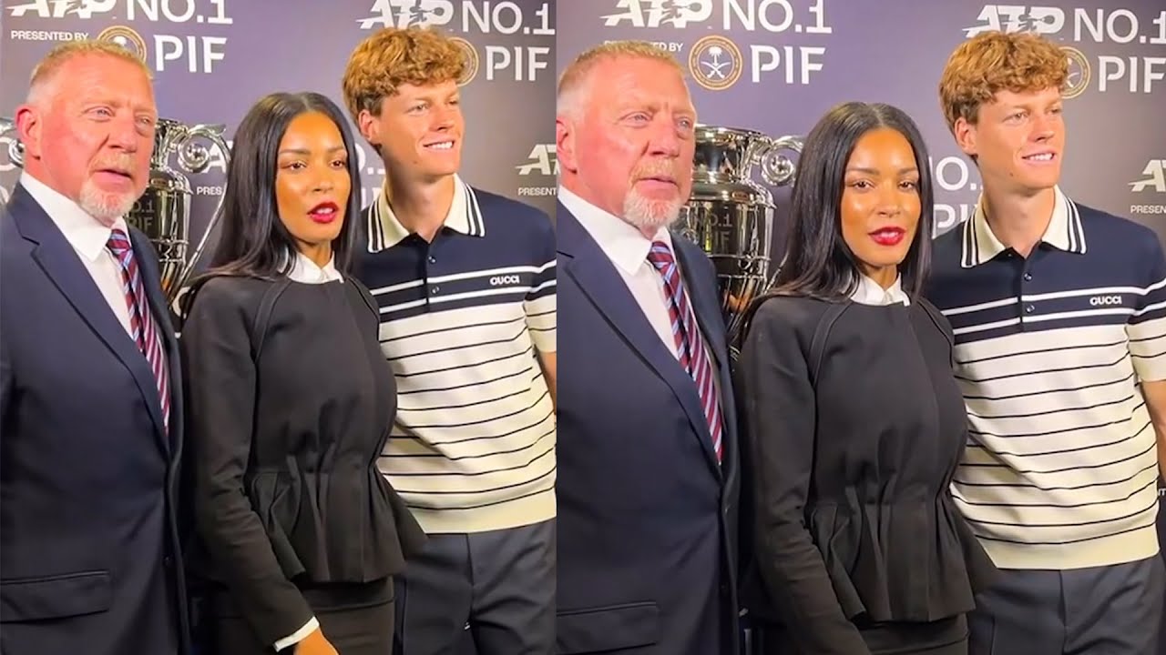 Sinner's Reaction When Boris Becker and His Wife Surprised Him Outside the Locker Room