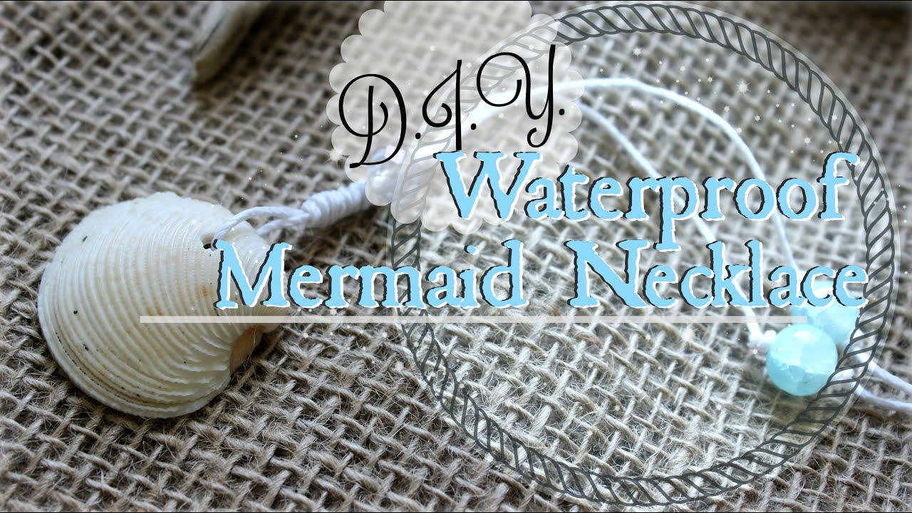 How to Make a Seashell Necklace | DIY Swimmable Mermaid Jewelry for Mermaiding