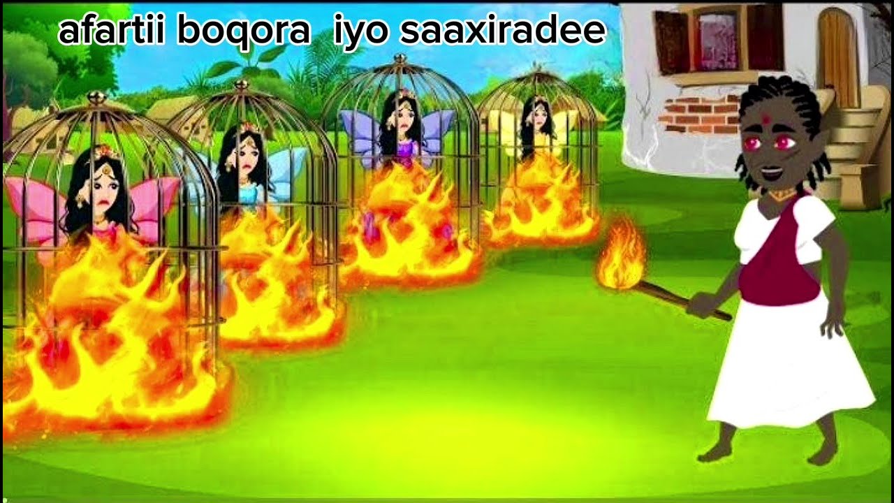 Sheeko gaaban: afartii boqor iyo  saaxiradee