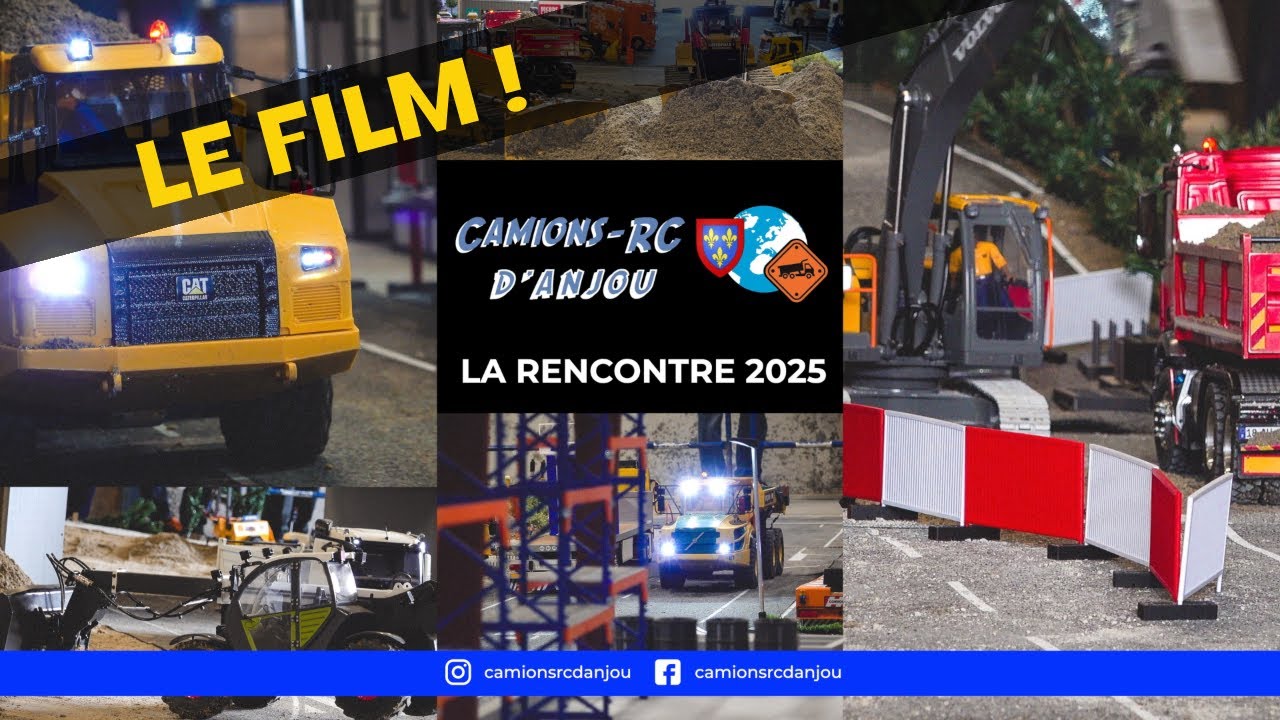 RC Construction France : La Rencontre Épique du club CAMIONS RC D'ANJOU ! Le Film !