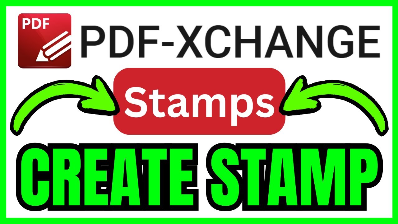 How To CREATE A STAMP In PDF XChange Editor (QUICK & EASY) 2026