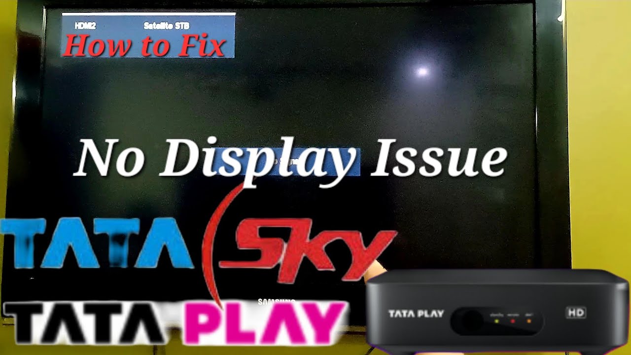 Tata Sky HD Setup Box No Display | Tata Play HD Setup Box No Display | How to fix❓️