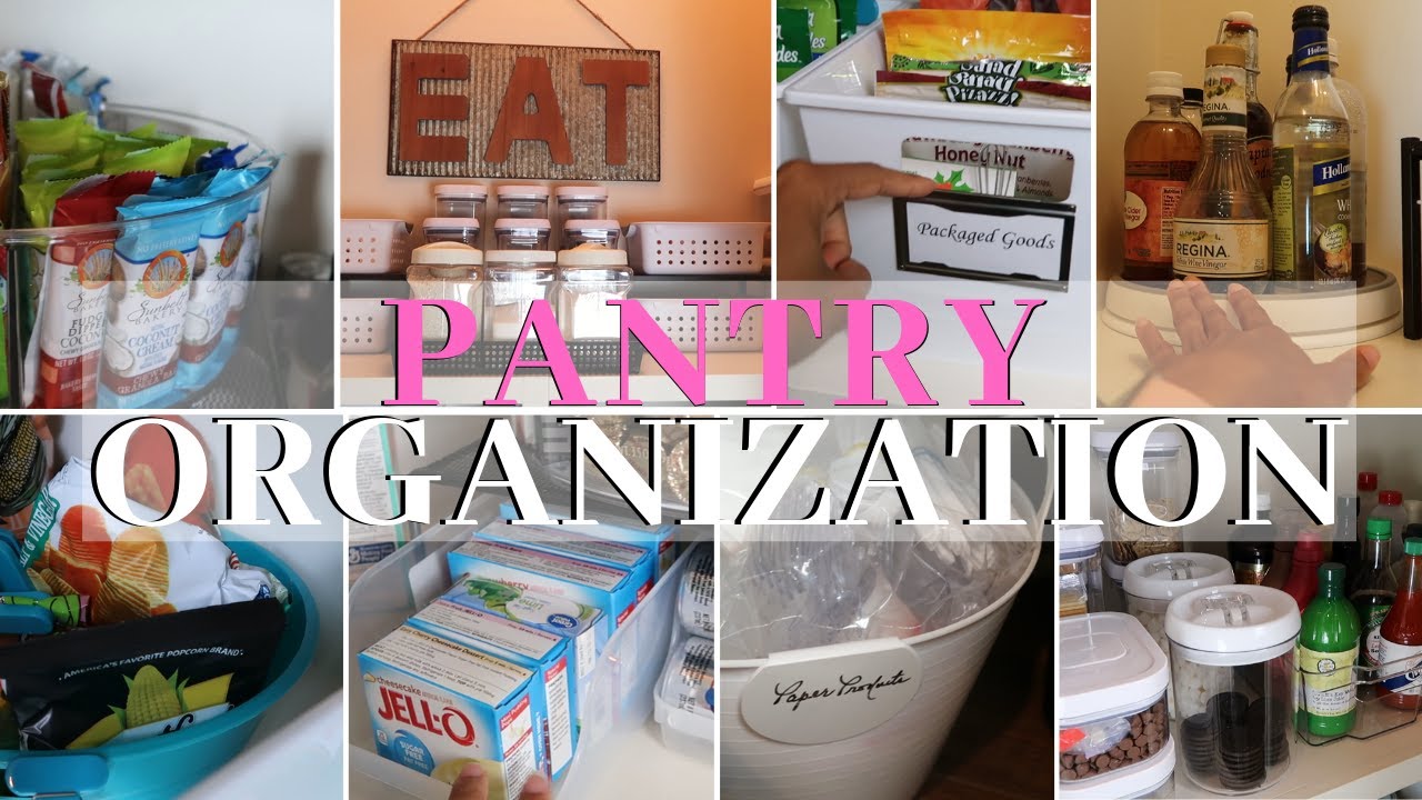 PANTRY ORGANIZATION | Organizing my SMALL and AWKWARD pantry