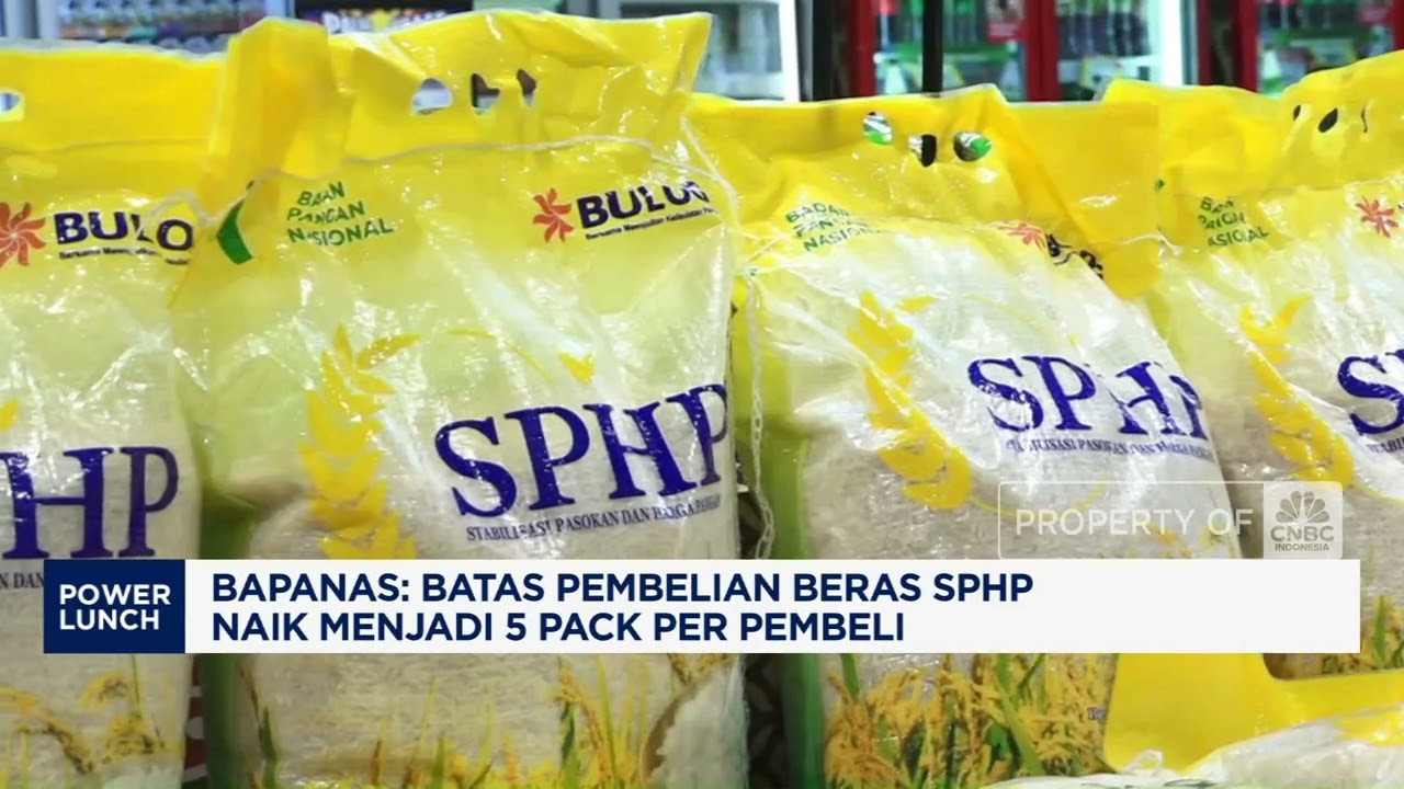 Bapanas Naikkan Batas Pembelian Beras SPHP Jadi 5 Pack