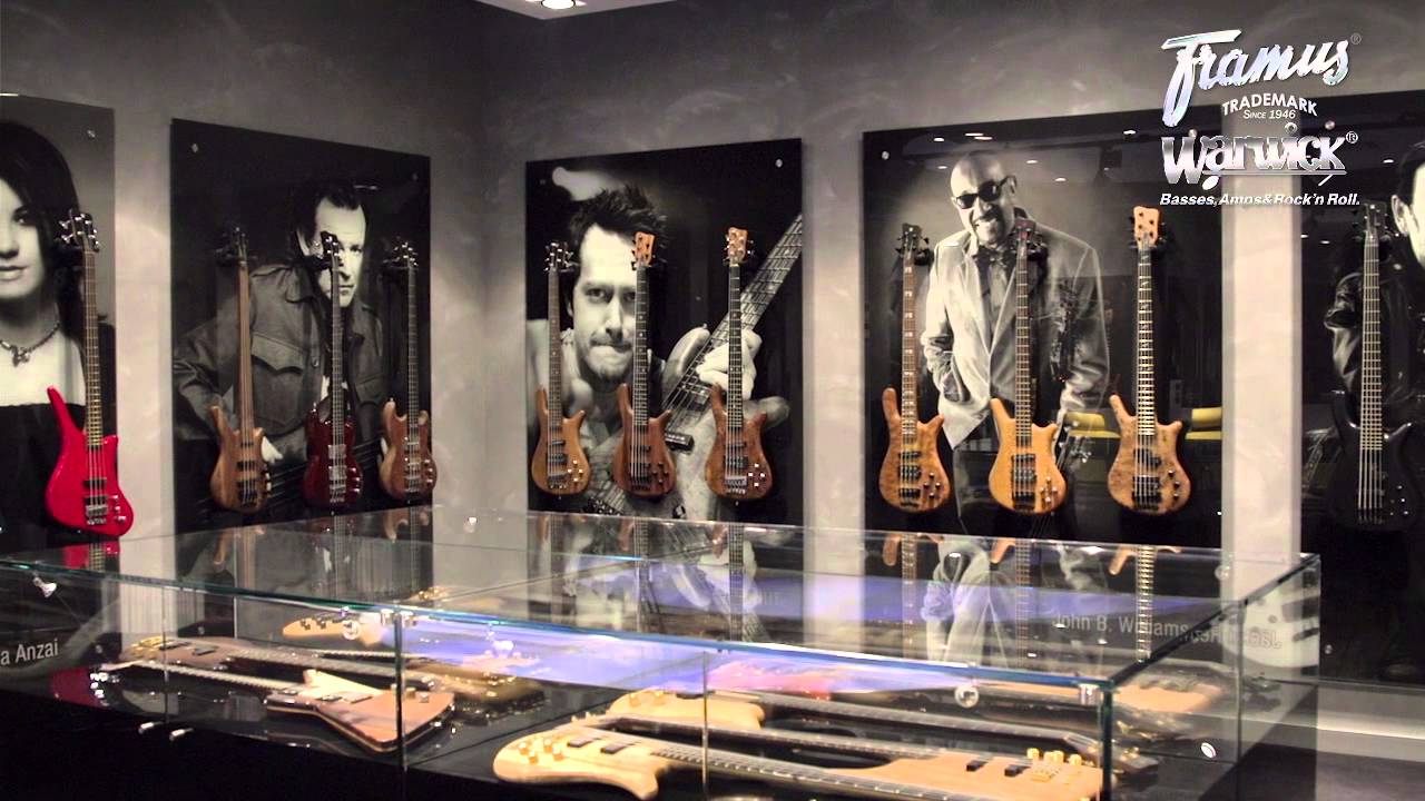 Inside the FRAMUS & WARWICK Showroom in Markneukirchen, Germany