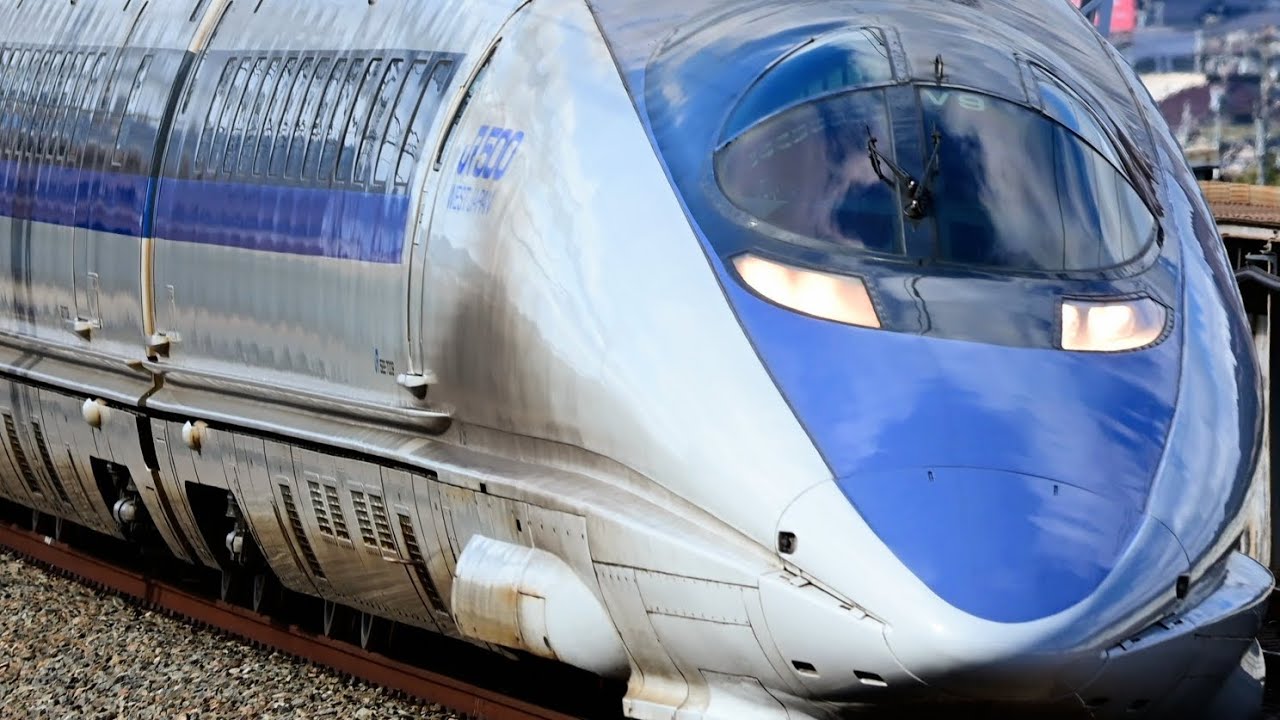 【500系V9編成使用】臨時のぞみ677号 博多行き団体9677A 福山駅高速通過