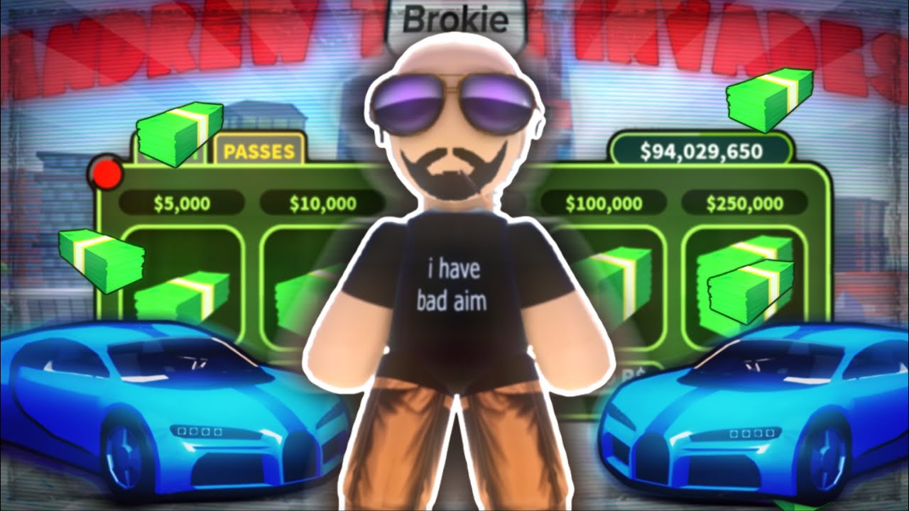 The GRIND To 100 MILLION CASH With ANDREW TATE… (Roblox Jailbreak)