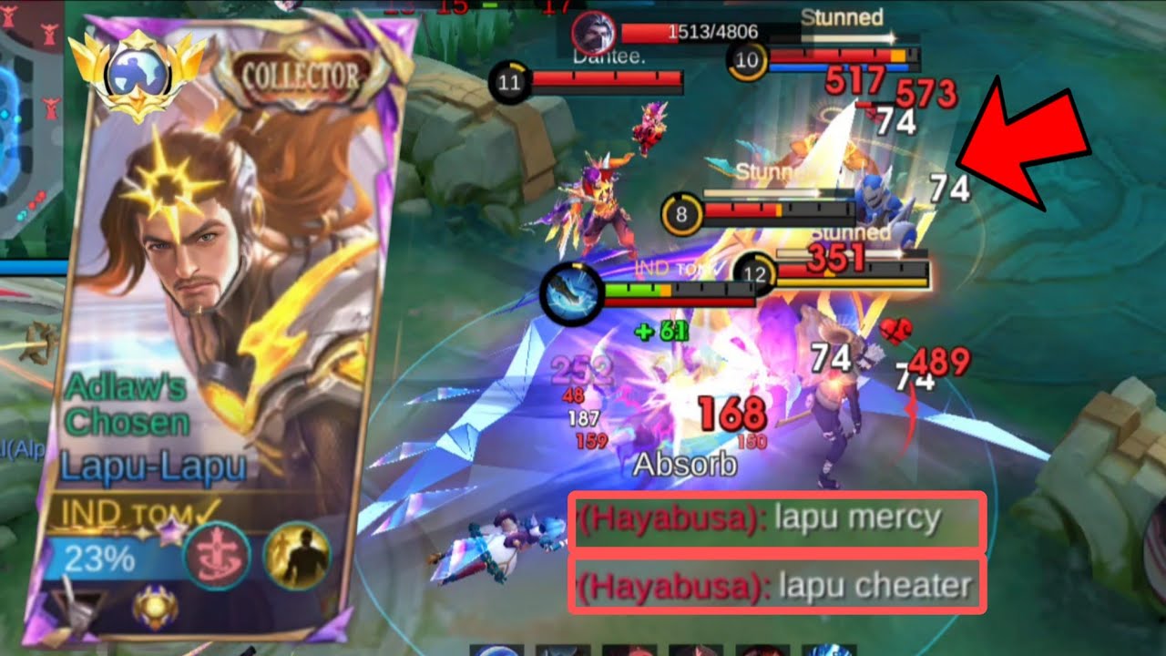 TOP GLOBAL LAPU-LAPU GAMEPLAY 💀 | Enemy Can’t Move | MLBB @LapuGodmlbb 