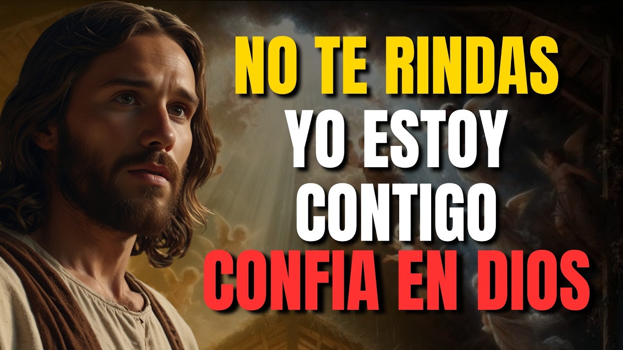DIOS TE DICE HOY: NO TE RINDAS, YO ESTOY CONTIGO Y TODO VA A CAMBIAR | CONFÍA EN MI PLAN