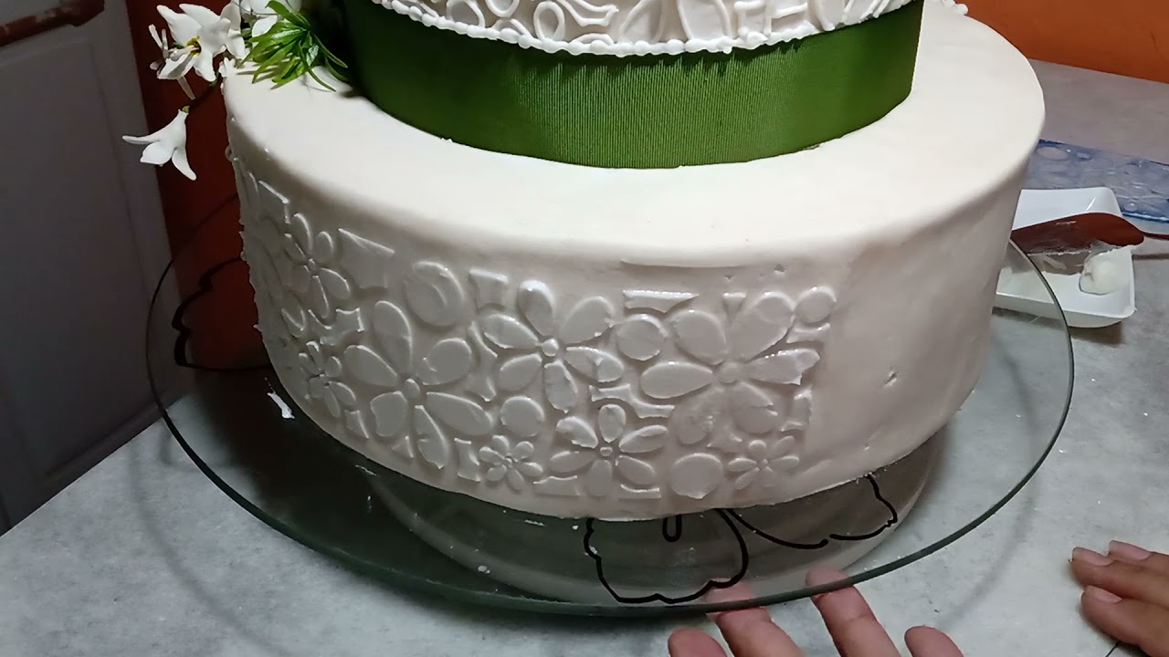 GLACÊ MÁRMORE E APLICAÇÃO DE ESTÊNCIL