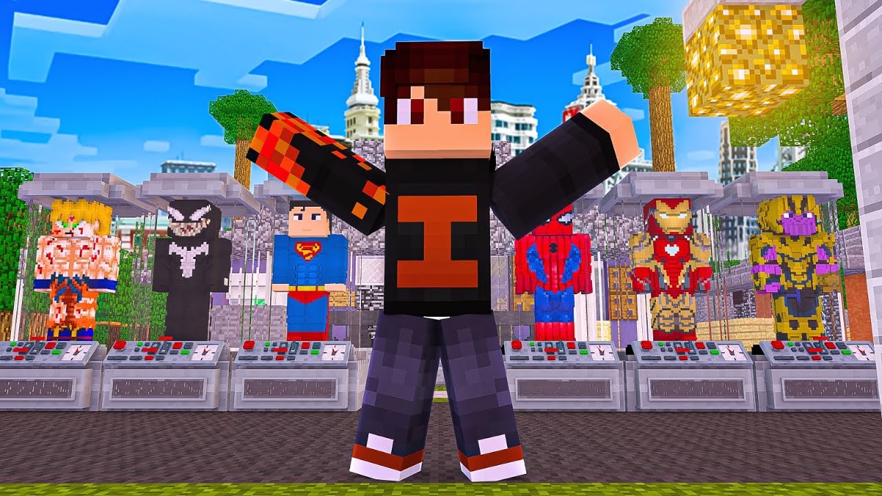 Criei esse MODPACK de Her&oacute;is 𝗡𝗢 Minecraft !!  &lsaquo; Ine &rsaquo;