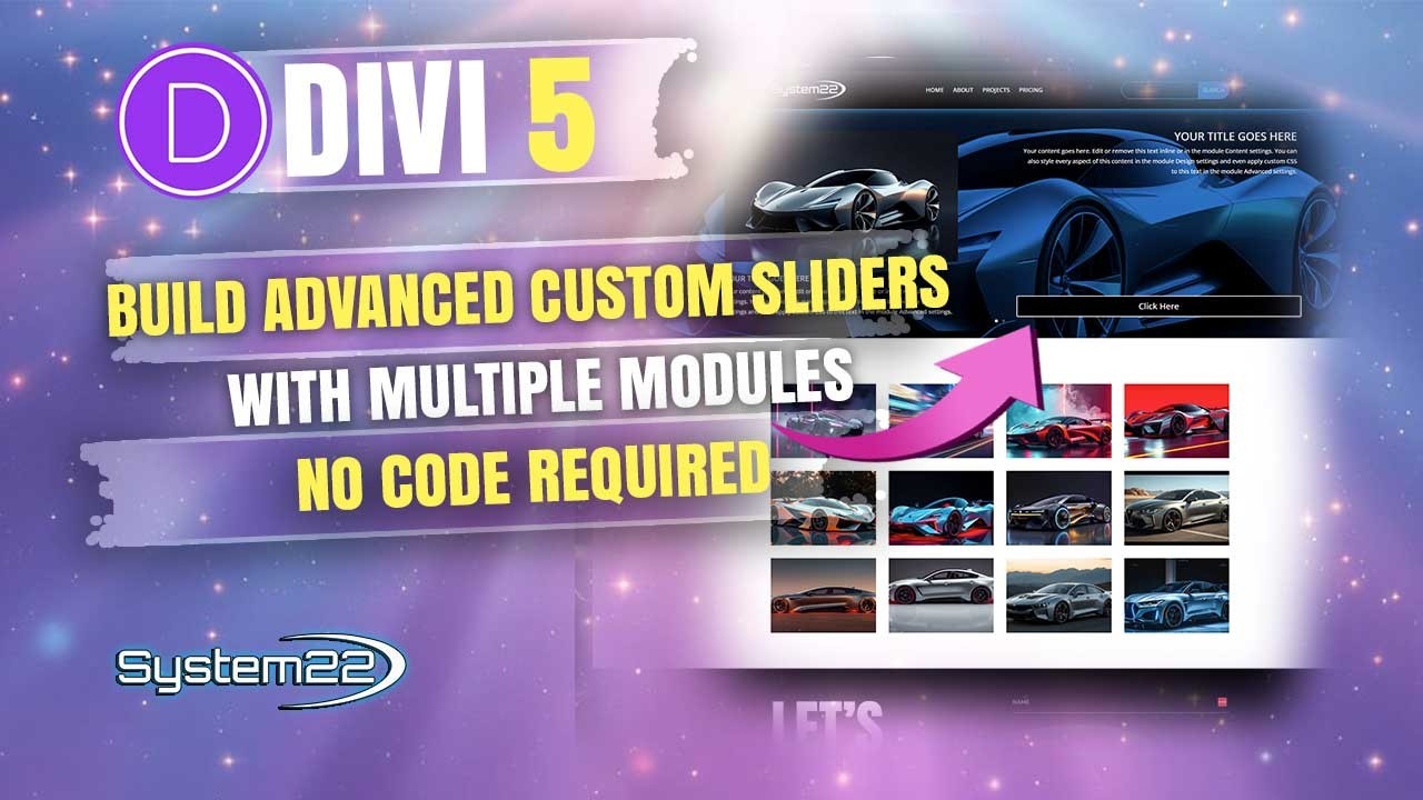 Учебное пособие по Divi 5 &ndash; Создание сложных пользовательских слайдеров с помощью новой функции E...