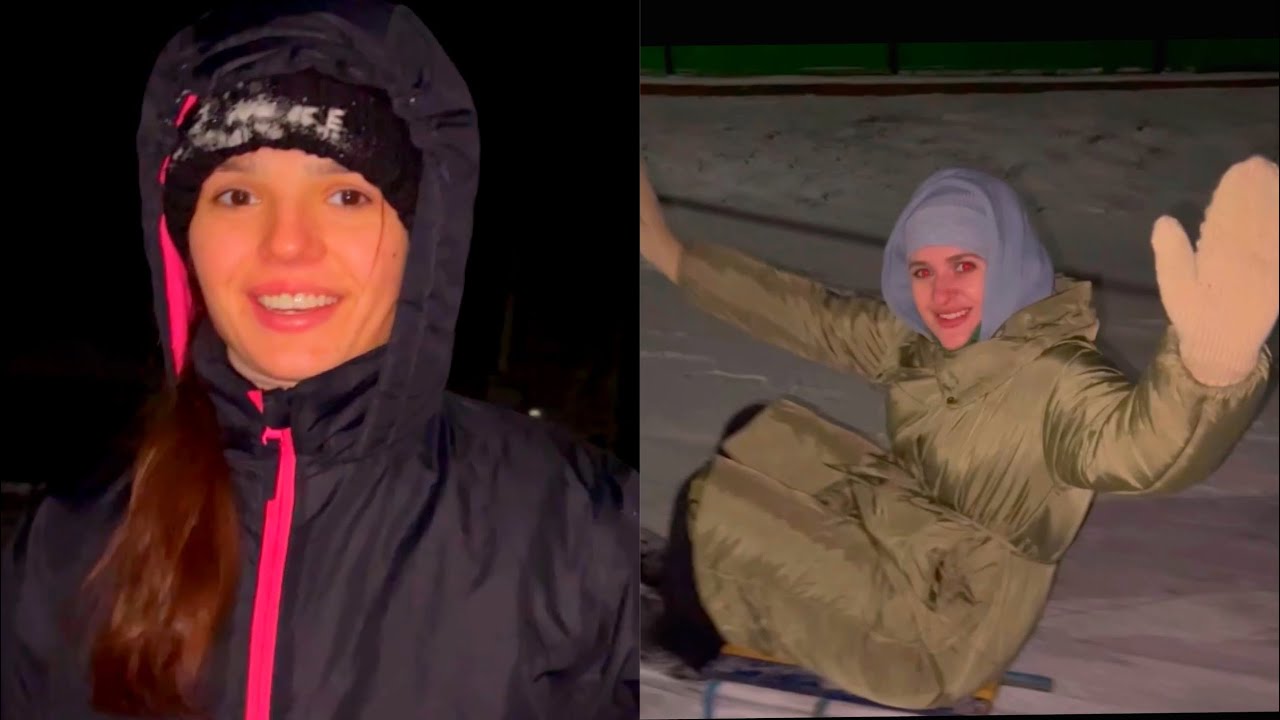 La SANIUS 🛷pentru PRIMA data 👨‍👩‍👧‍👧/ momente amuzante😀