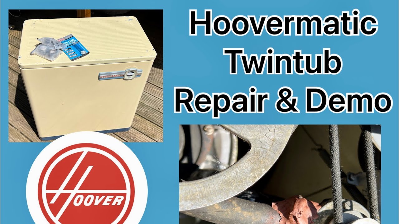 Hoovermatic TwinTub, Repair & Full First Demo!