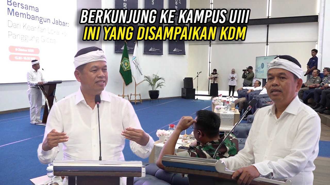 BERKUNJUNG KE KAMPUS UIII | INI YANG DISAMPAIKAN KDM TENTANG TUHAN, ALAM DAN MANUSIA