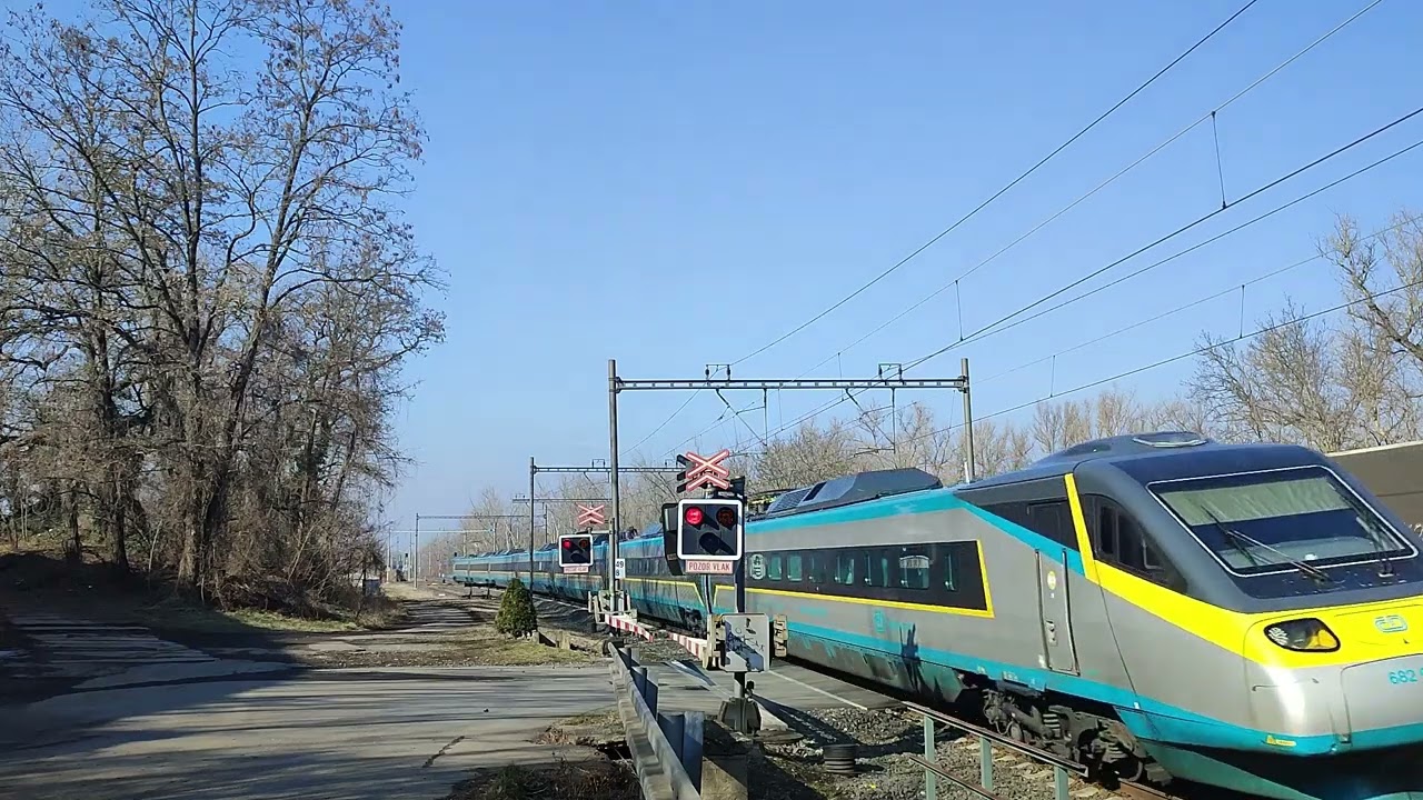 Železniční přejezd Kolín zastávka 24.2.2025