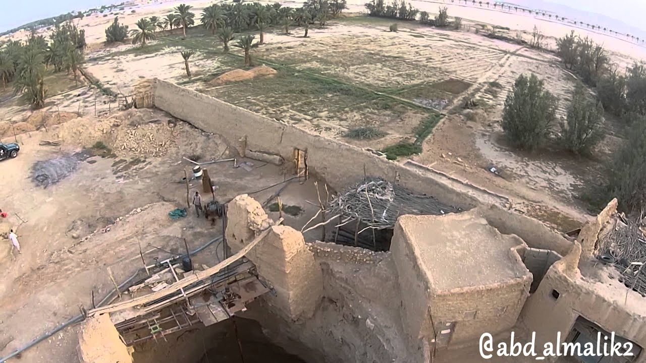 تصوير جوي لبعض من معالم محافظة #ضرماء