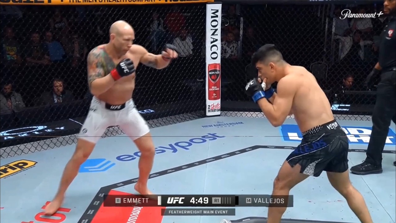 Джош Эмметт против Кевина Вальехоса: основные моменты боя на UFC Vegas 114