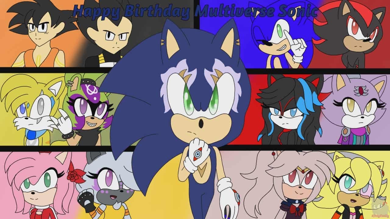 Multiverse Sonic 2025 Birthday Speedpaint
