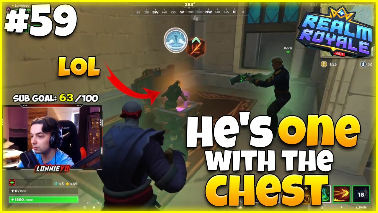 Chest Main LOL + Trolling Moments | Realm Royale Highlights #59 / WTF Moments