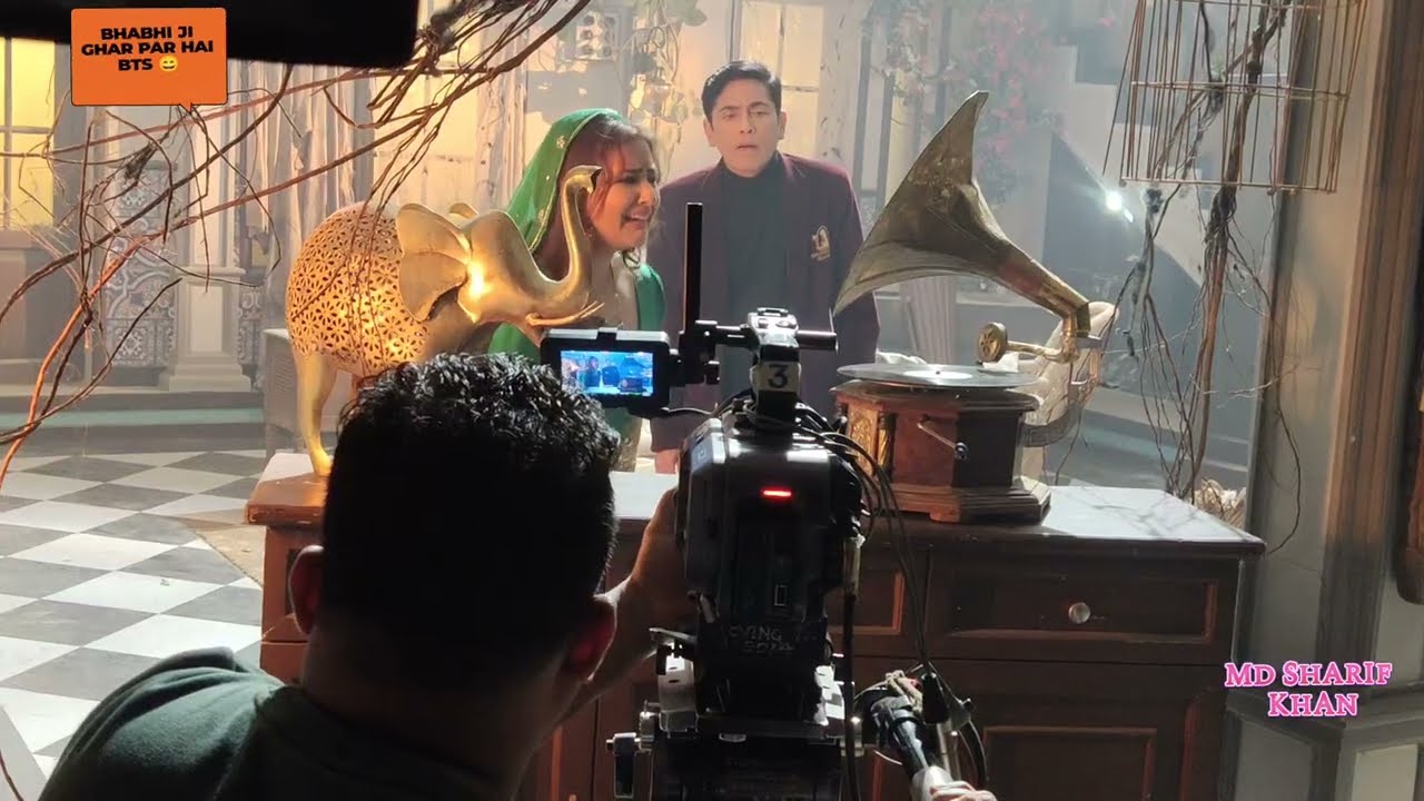 भाभीजी घर पर है शूटिंग मेकिंग वीडियो 🤠|| New Episode BTS 😁#mdsharifkhan 