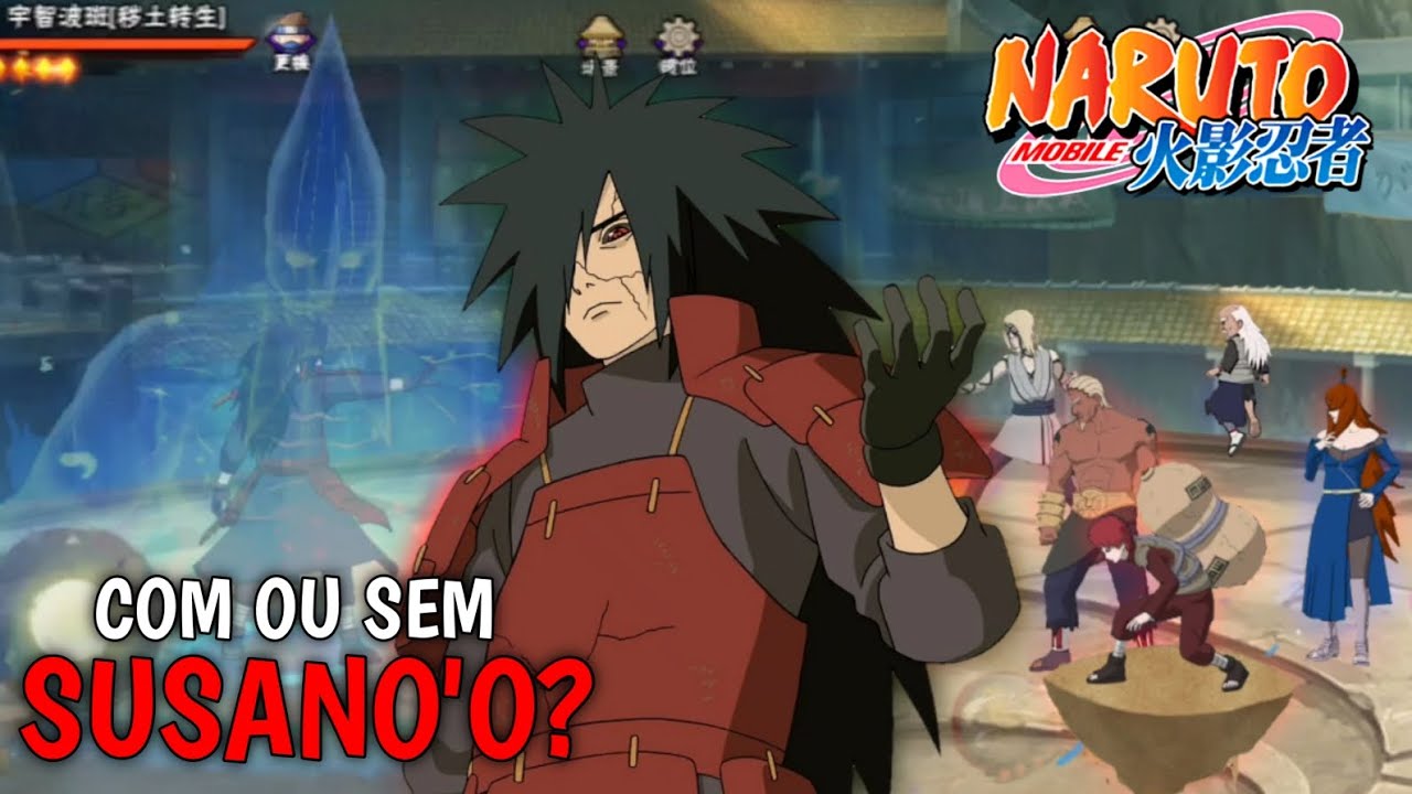 Naruto Mobile: MADARA EDO PVP! COM OU SEM SUSANO'O?