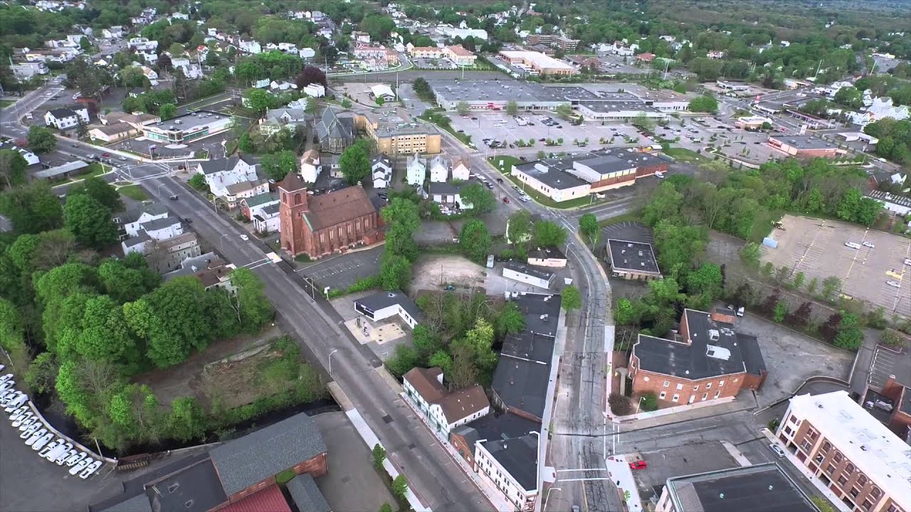 DownTown Taunton, Massachusetts via Dji Inspire 1 Drone