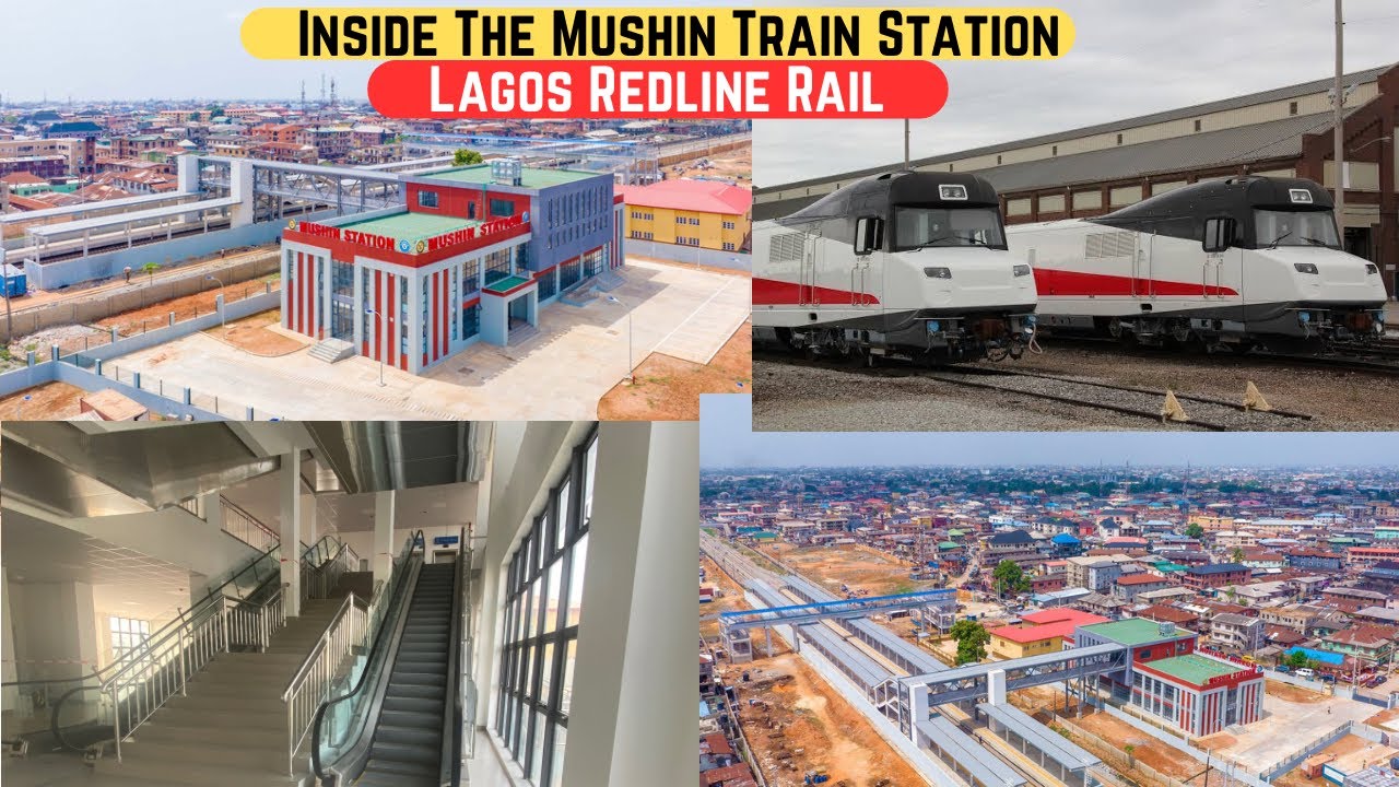 Inside The Mushin Train Station Of The Lagos Redline Rail || Lagos Redline Train Stations