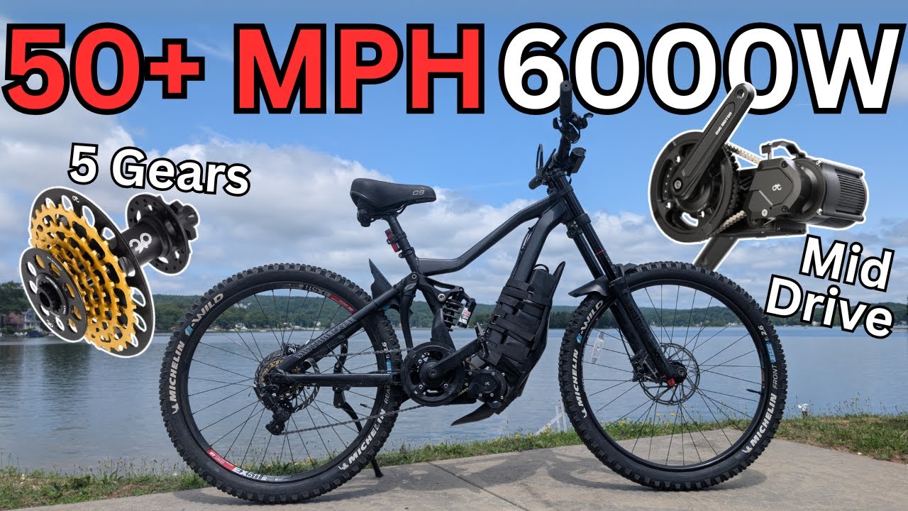 I Built an INSANE 72v Mid-Drive E-Bike! [FULL DETAILED BUILD]
