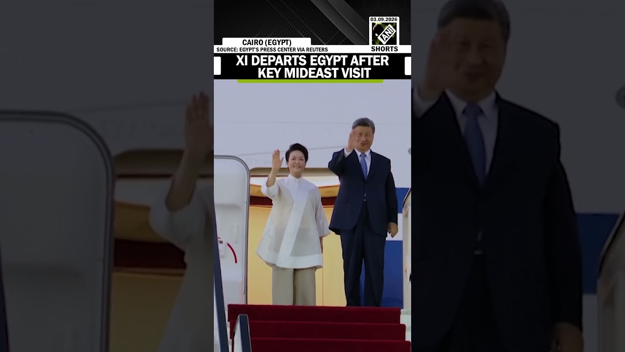 WATCH: China&rsquo;s Xi departs Egypt after key Mideast visit, Sisi bids farewell