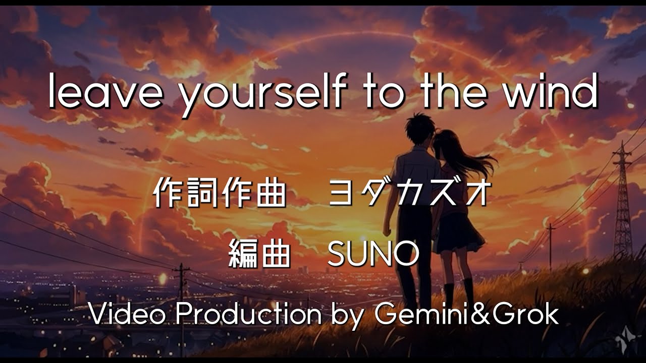 leave yourself to the wind　風に身を任せて - ヨダカズオ / Orange Sunset【Original MV】