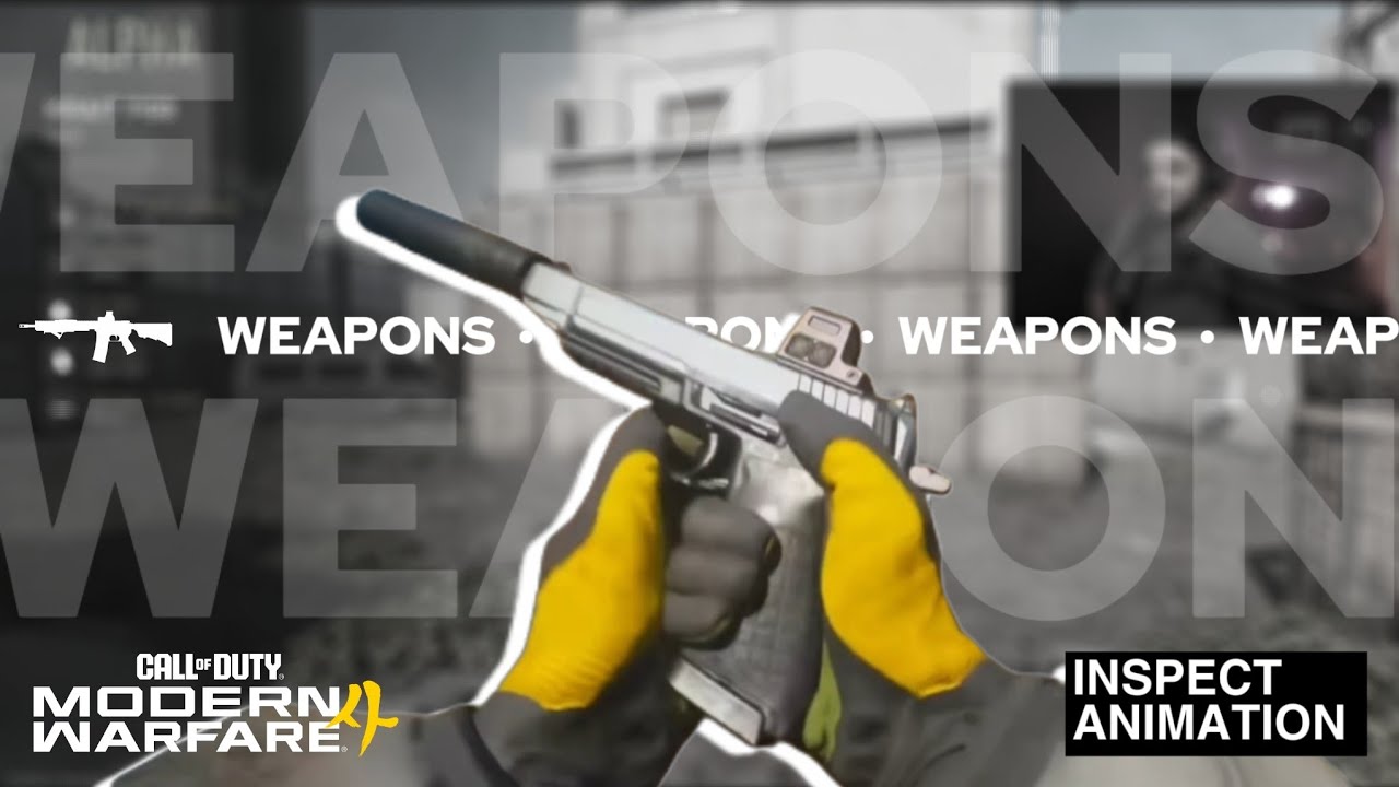 COD MW4 All Weapons Inspect Animation 