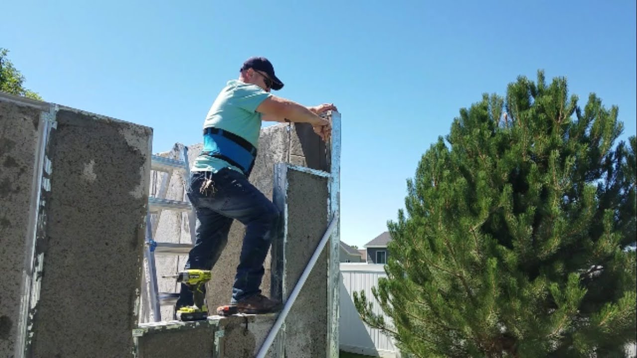 Air crete shed