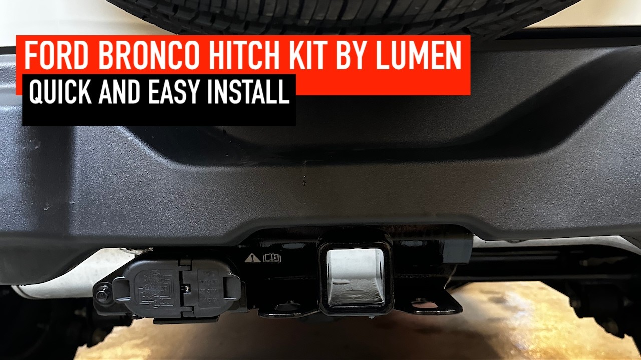 Установка дополнительного фаркопа для Ford Bronco от Lumen.