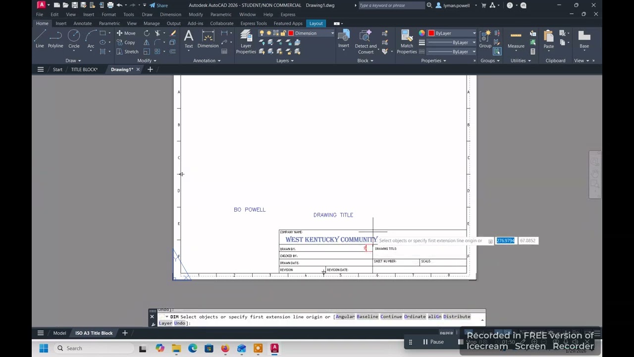 Adding Data into Metric Title Block Video