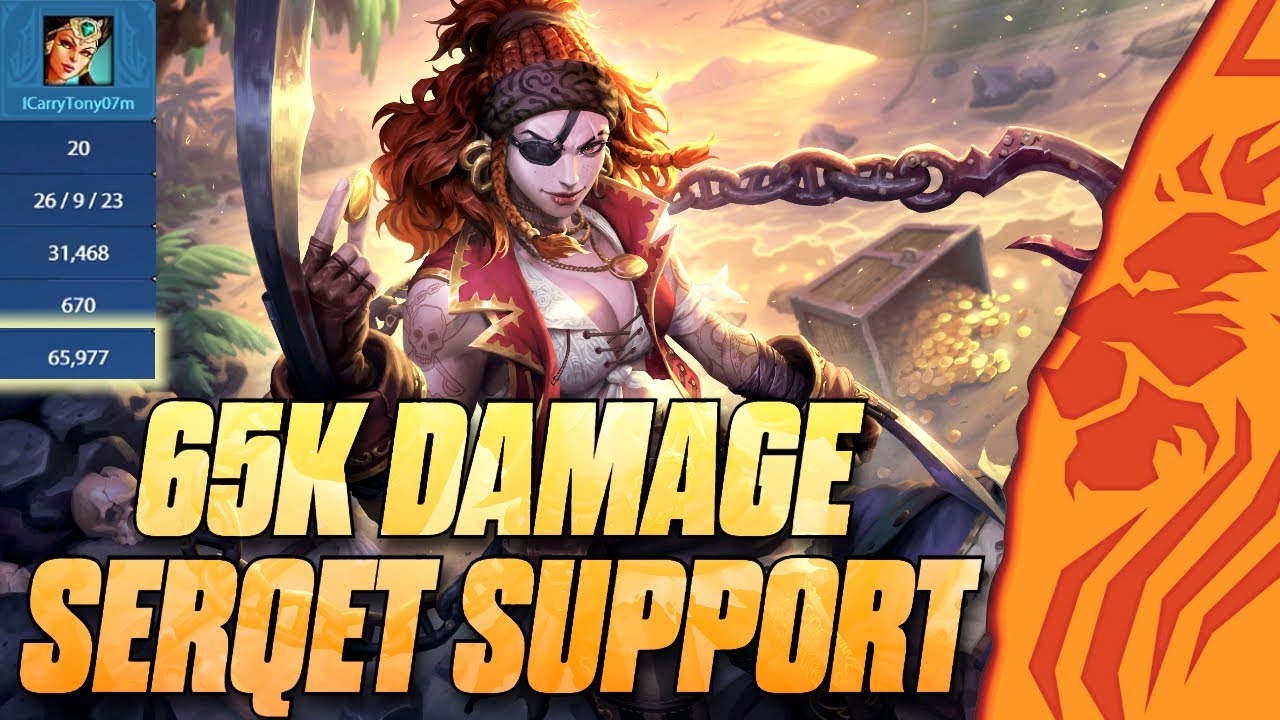 SERQET SUPPORT WITH 65K DAMAGE!