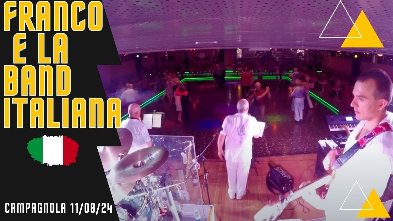 FRANCO E LA BAND ITALIANA IN CONCERTO ALLA SALA DA BALLO 