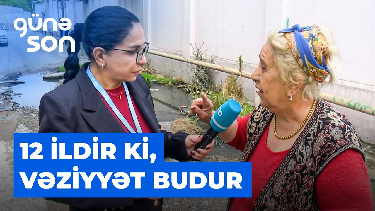 Günə son | Sabunçu rayonunda kanalizasiya problemi