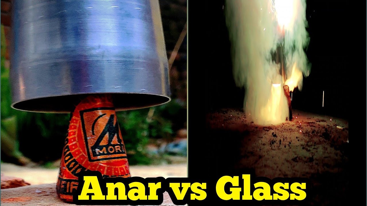 Anar vs. Steel Glass: Shocking Result | experiment #crackers