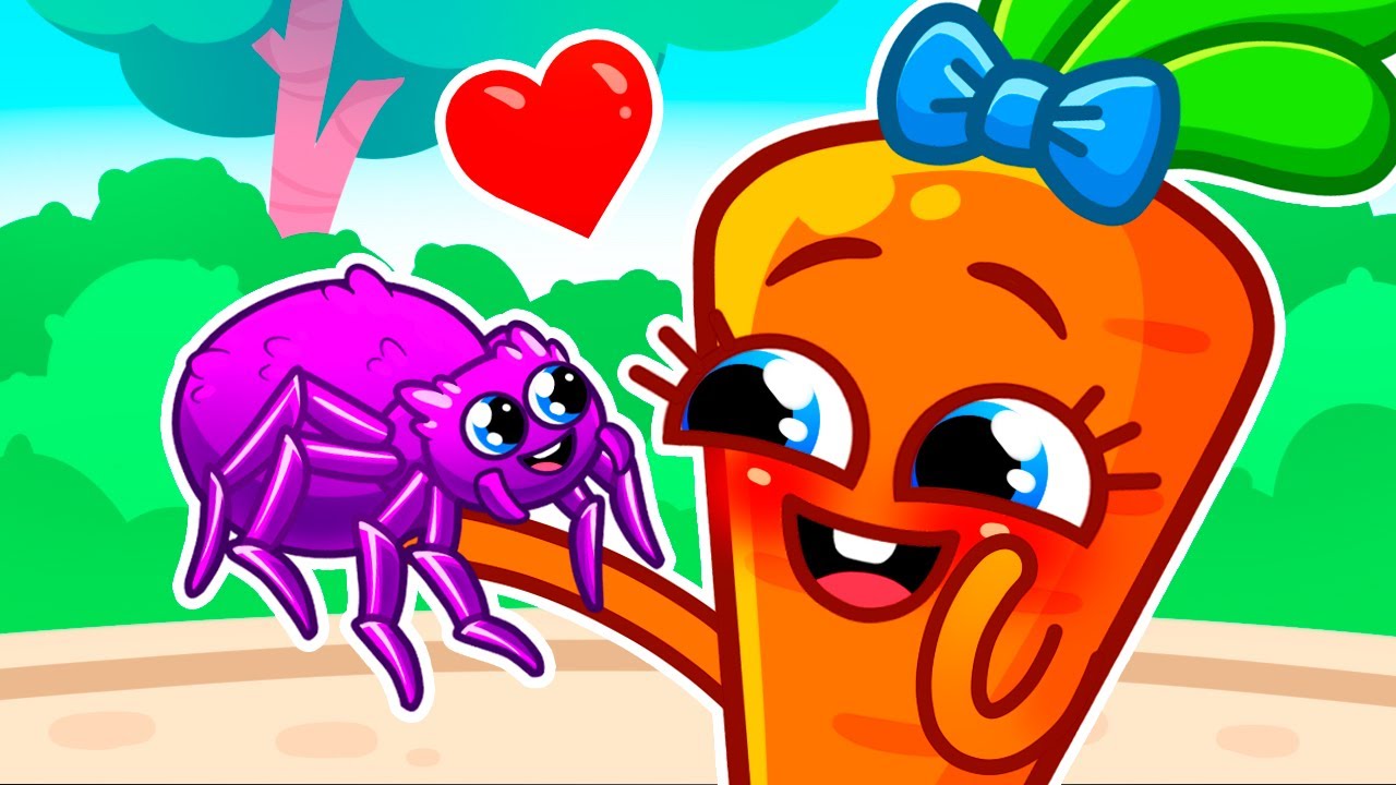Itsy Bitsy Spider 🕸️🕷️ Cute Animals For Kids 😻|| VocaVoca Karaoke🥑