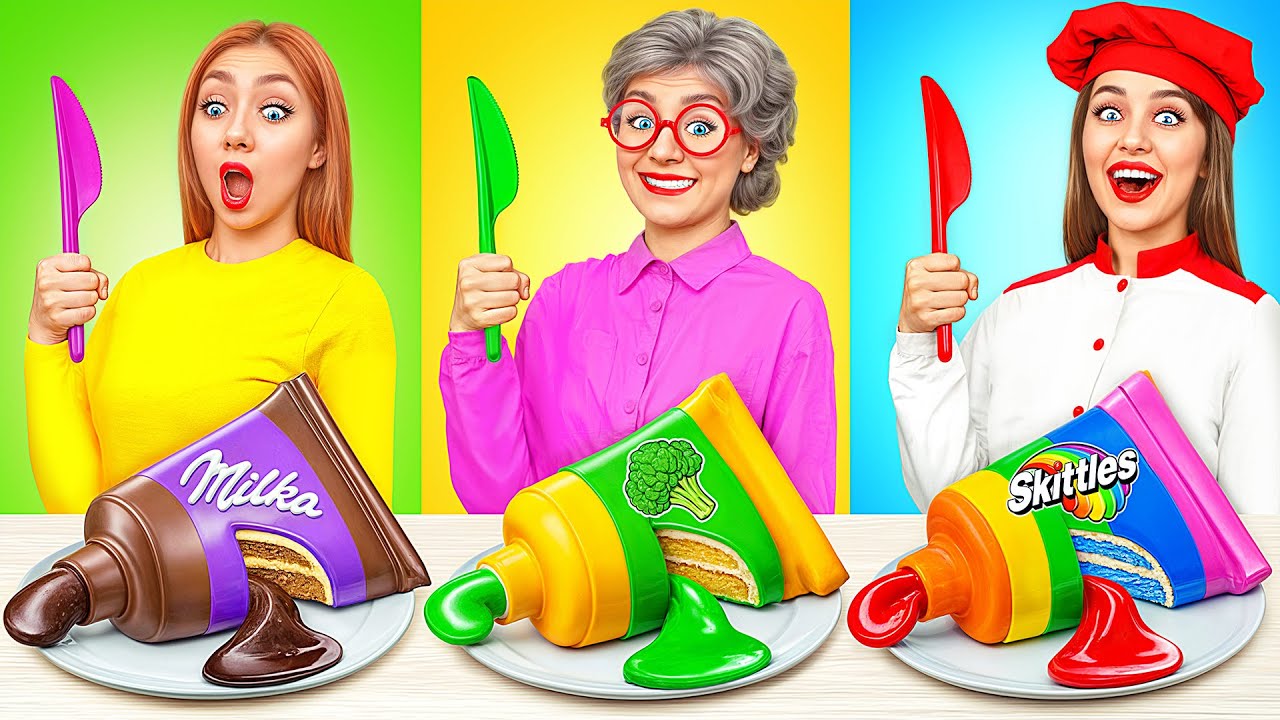 Кулинарный Челлендж: Я против Бабушки | Смешные Рецепты с Едой Multi DO Joy