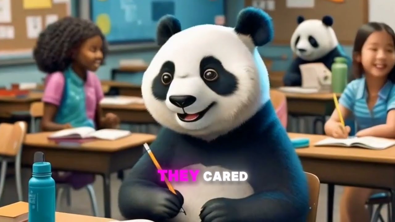 Panda's First Day To School | Panda's Learning Journey is Cool | The Cool Panda Follow School's Rule