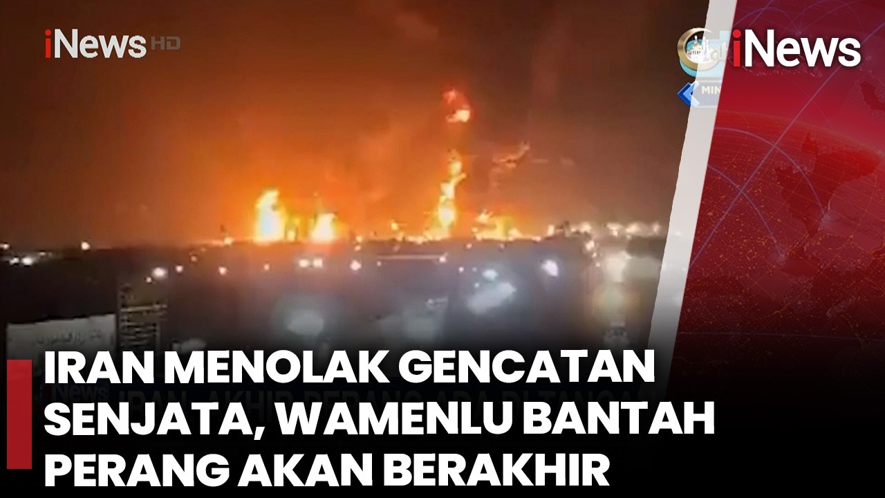 Iran Menolak Gencatan Senjata, Wamenlu Bantah Perang Akan Berakhir | iNews Malam 12/3