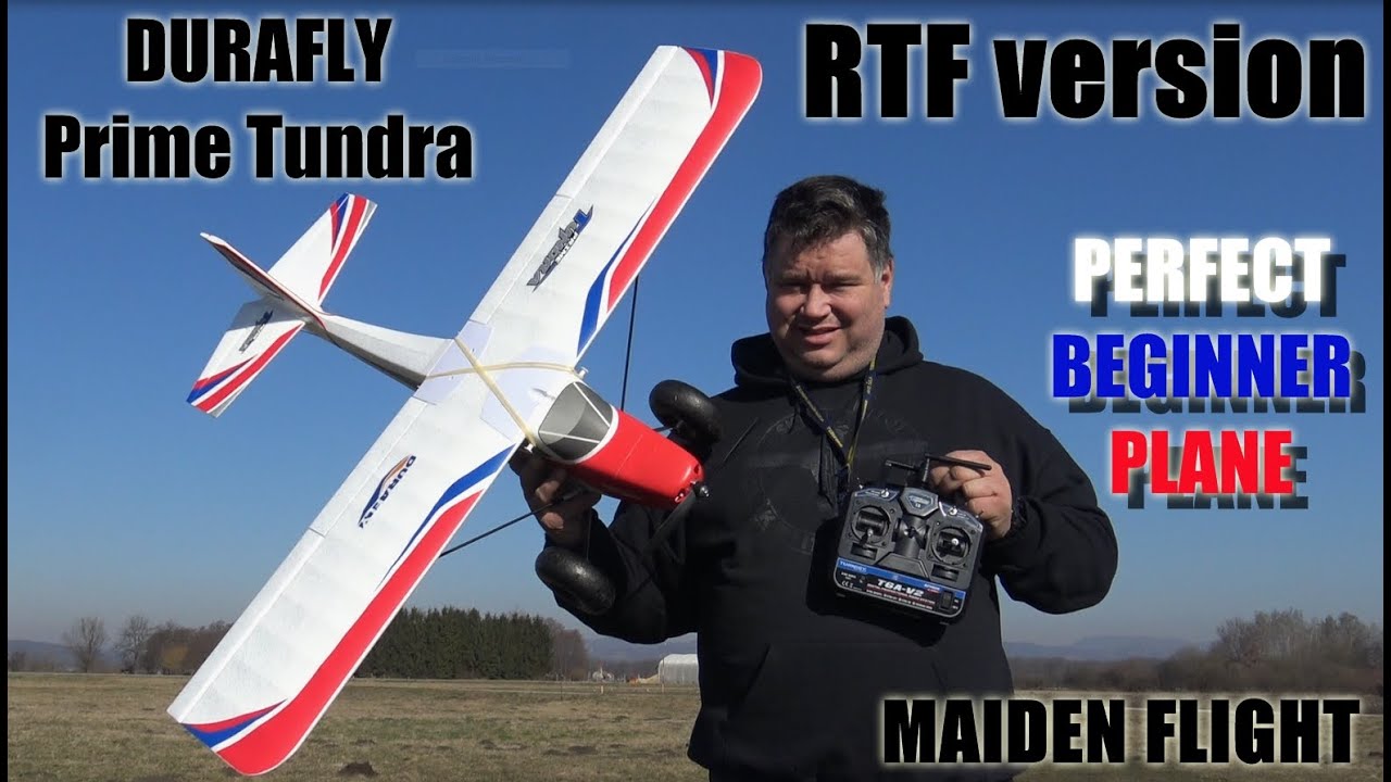 Durafly Prime Tundra RTF STOL Trainer-Sports Model w/Flaps & 3-Axis Gyro EPO 1200mm Maiden flight